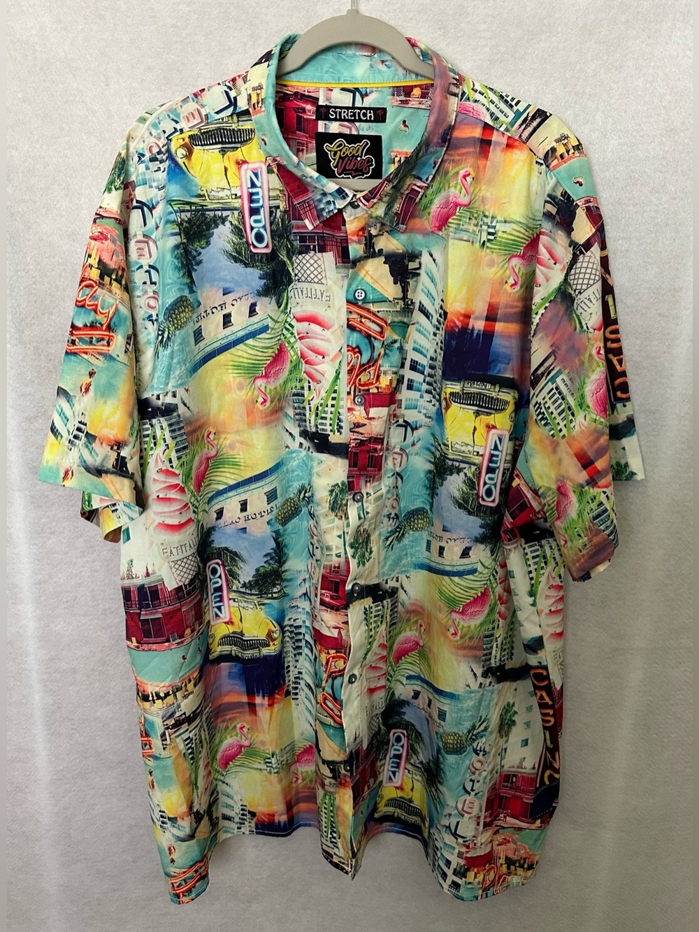 Good Vibes Stretch Hawaiian Fresh By Drill Clothing Co Shirt